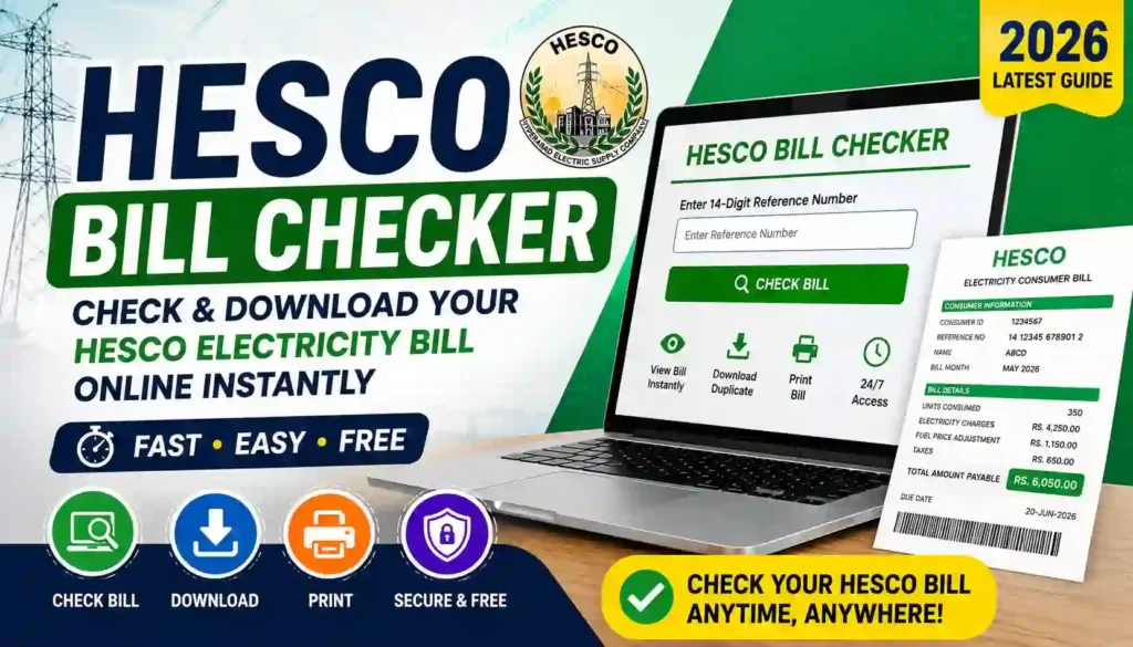 HESCO Bill Checker