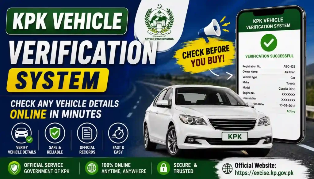KPK Vehicle Verification System