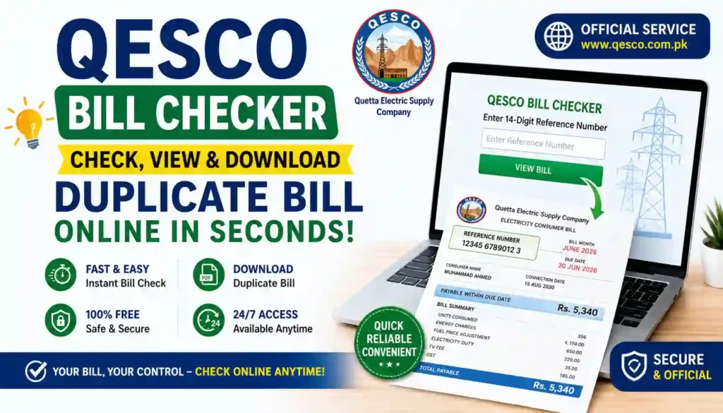 QESCO Bill Checker